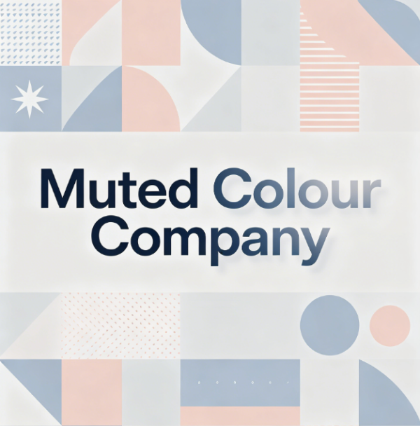Muted Colour Company Website Layout – Low Saturation Style